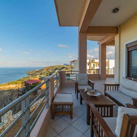 Deluxe Villa Kamba With Sea View Aptera Zewnętrze zdjęcie